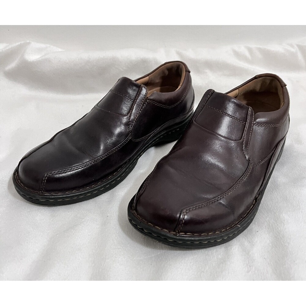 L. L. Bean Brown Leather Loafer Shoes Size 8.5 M Men Business Walking Neutral